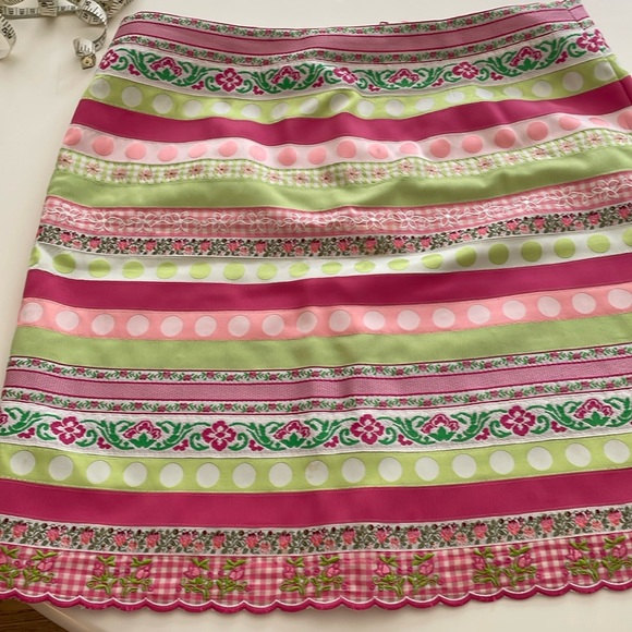 Vintage Lilly Pulitzer ribbon skirt size 10 - Picture 1 of 4